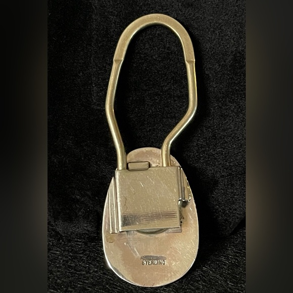 AUTHENTIC HAND STAMPED STERLING SILVER KEY CHAIN - Picture 3 of 6